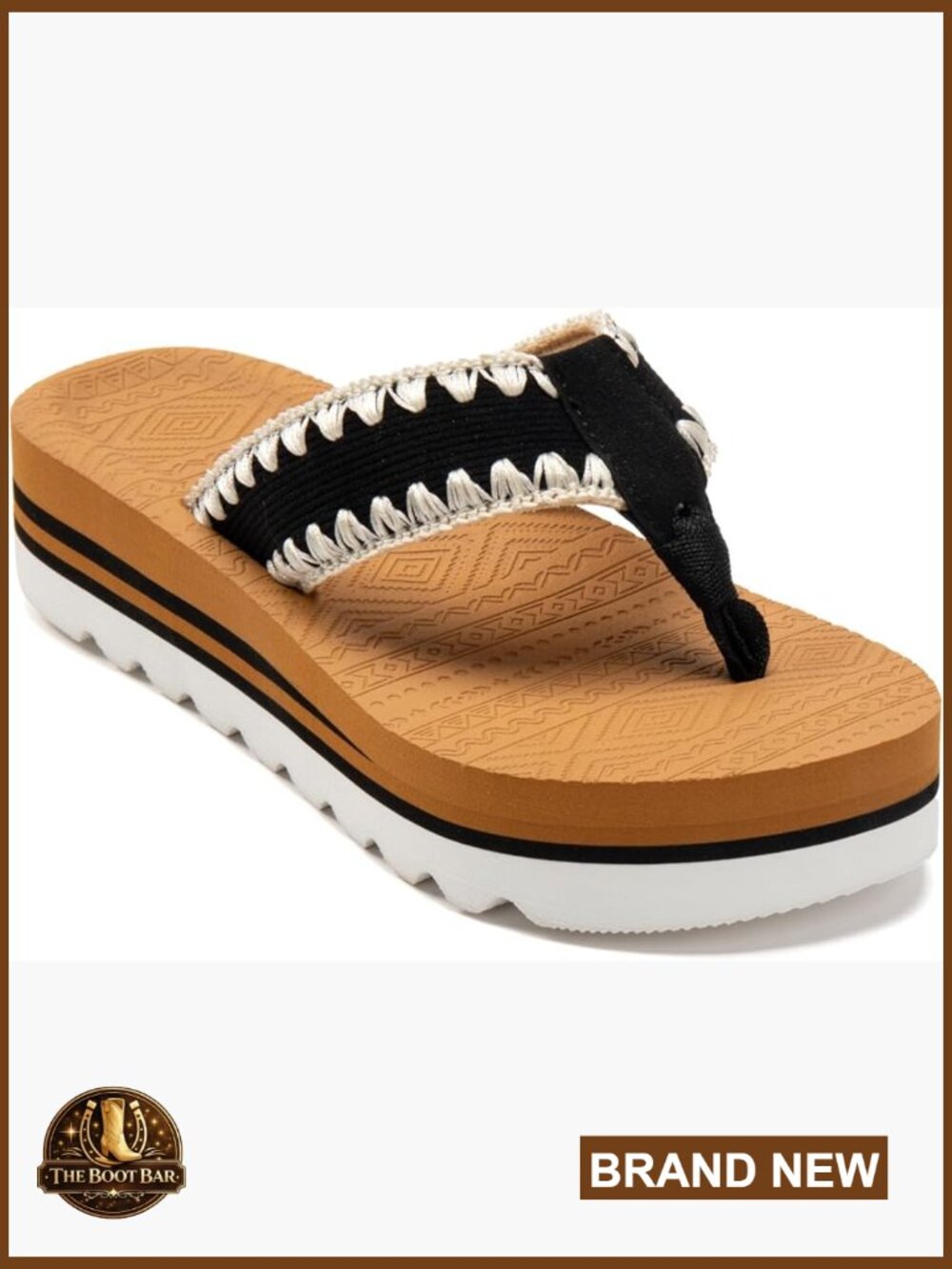Platform Wedge Sandals Non-Slip Rubber Sole Cushion Flip Flops